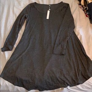 NWT Gray tshirt dress